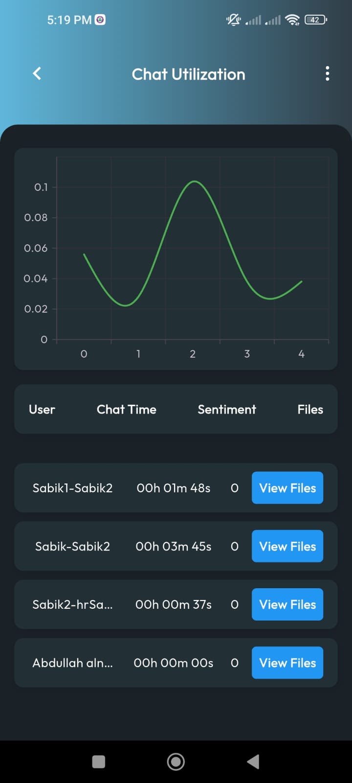 RateOp mobile app screen 35